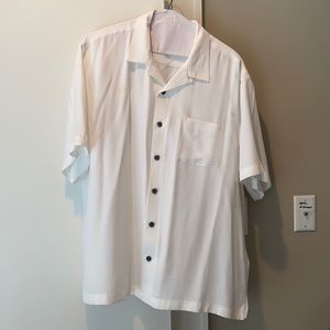 White Linen Button Down